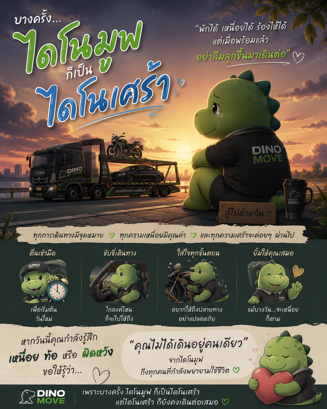 บางครั้ง… ไดโนมูฟ ก็เป็นไดโนเศร้า | บทความฮีลใจและกำลังใจในการใช้ชีวิต