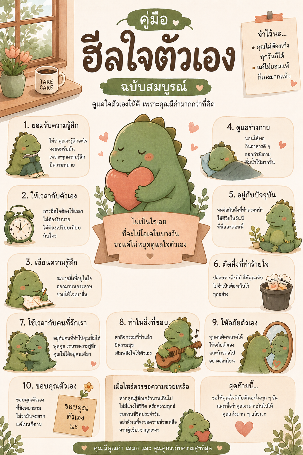 คู่มือฮีลใจตัวเองฉบับสมบูรณ์